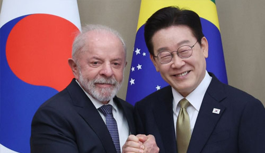 imagen de Lee y Lula acuerdan elevar los lazos bilaterales a una asociación estratégica
