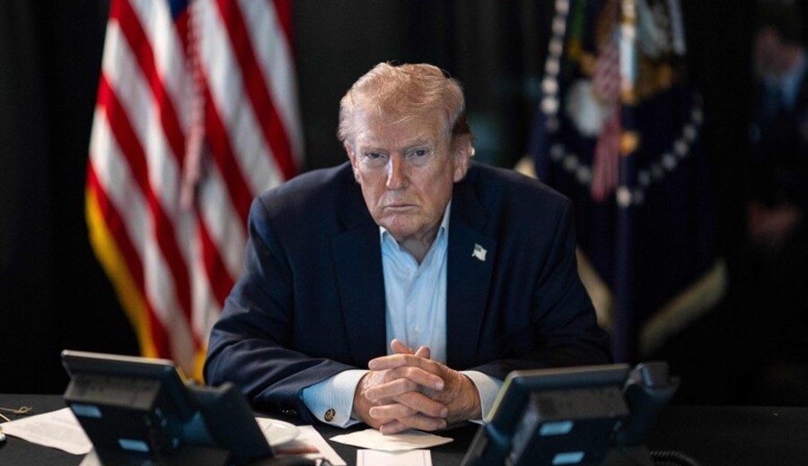 imagen de Trump: “Nuestro arsenal es ilimitado, podemos hacer la guerra para siempre"