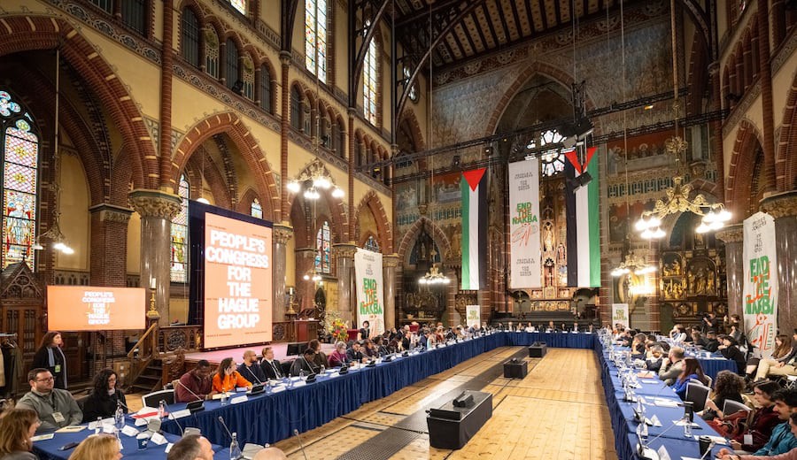 imagen de Amsterdam: Líderes políticos y activistas del mundo se reúnen para exigir medidas contra el genocidio en Gaza