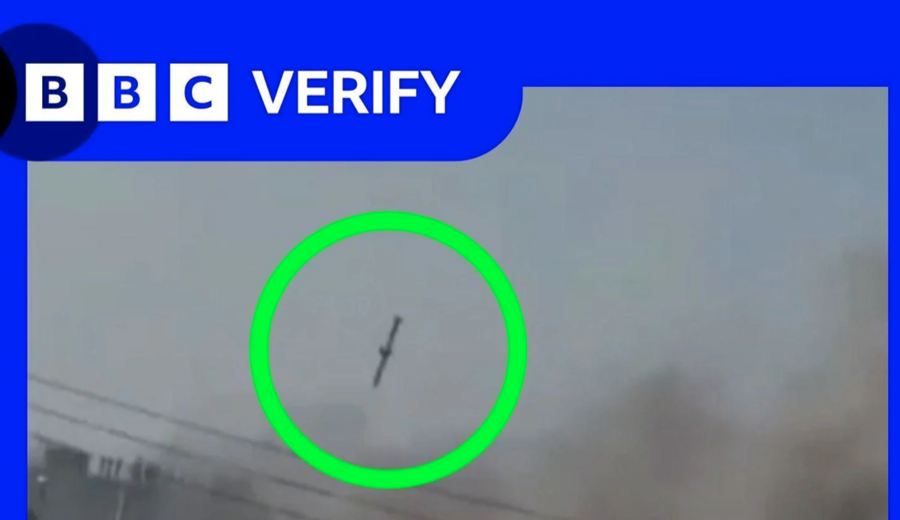 imagen de Misil de EEUU impactó en una base militar cerca de la escuela en Irán, según análisis de video de BBC Verify