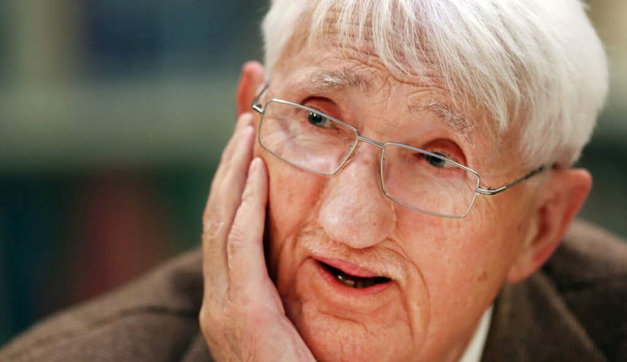 imagen de Jürgen Habermas. Alvaro Díaz Spinelli