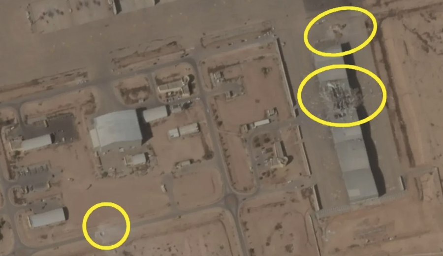 imagen de Nevatim, la base aérea clave de Israel bajo la mira de los misiles iraníes