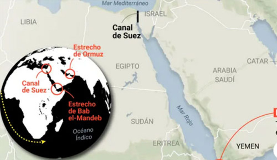 imagen de Hutíes de Yemen advierten que bloquearán el estrecho de Bab el-Mandeb en apoyo de Irán