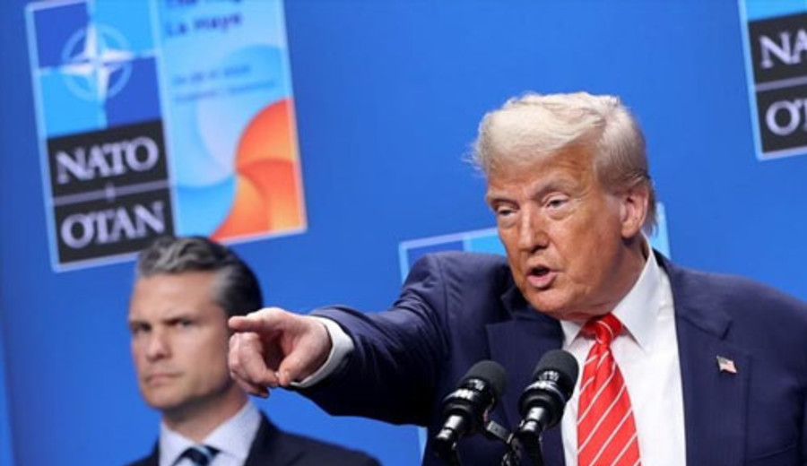 imagen de Trump llama "tigre de papel" a la OTAN y considera salirse