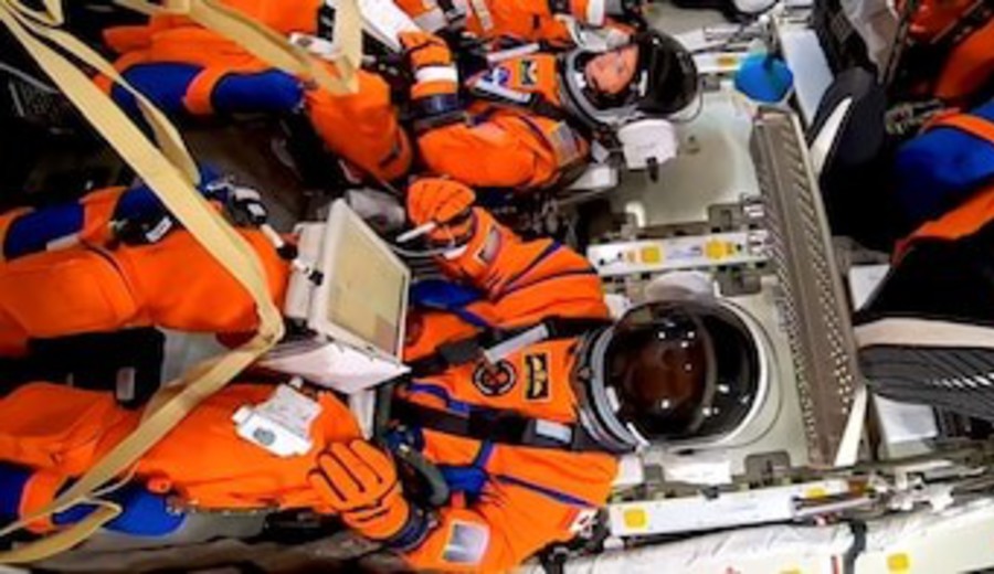 imagen de Misión Artemis II de la NASA: la nave alcanzó los 70.400 kilómetros de distancia orbital