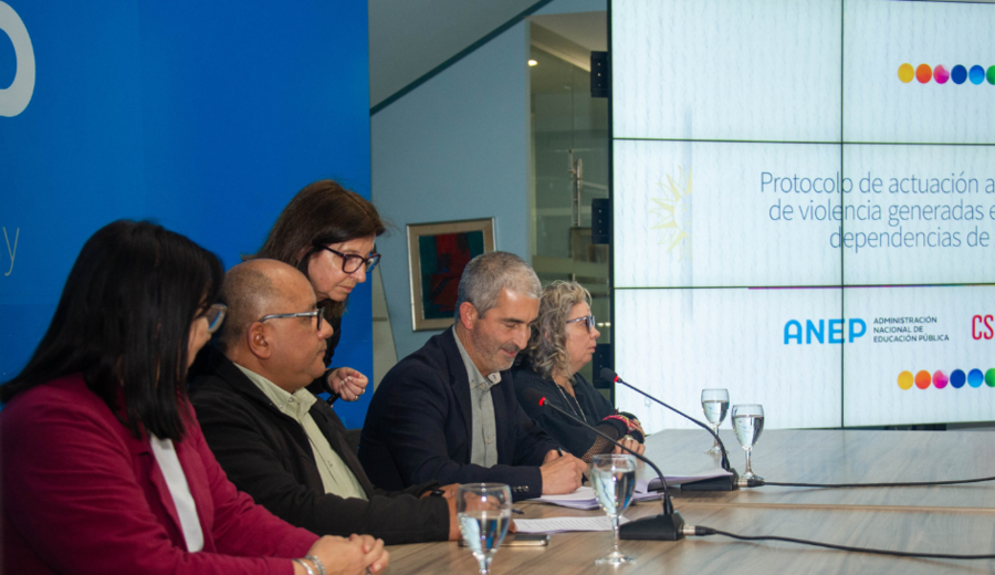 imagen de ANEP y CSEU presentaron nuevo protocolo para actuar ante situaciones de violencia en centros educativos