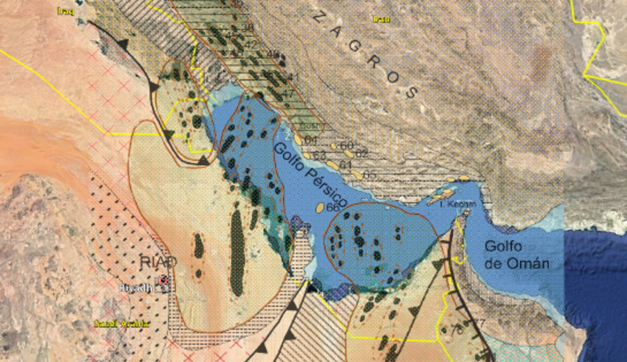imagen de La base geológica que explica la extraordinaria concentración de petróleo y gas en el golfo Pérsico