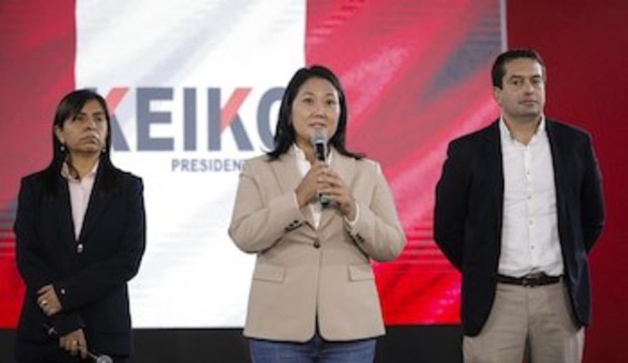 imagen de Keiko Fujimori se pone a la cabeza en Perú con casi el 17% de los votos con la mitad del escrutinio