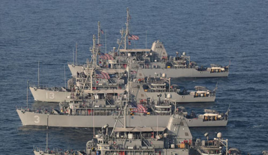 imagen de Cómo es la flota de Estados Unidos que tiene la misión de mantener el bloqueo de todos los puertos de Irán