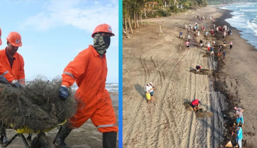 imagen de Fuga en oleoducto ocasiona derrame en Golfo de México, confirman autoridades