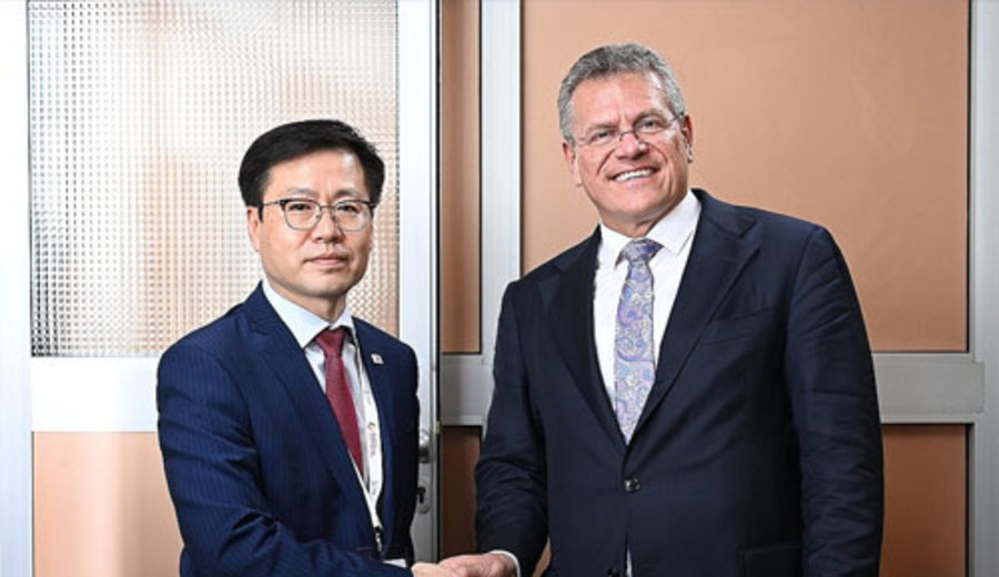 imagen de Corea del Sur y la UE acuerdan formar una asociación económica estratégica ante la incertidumbre global