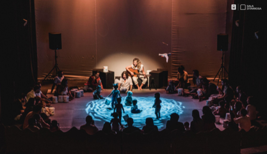 imagen de “Vivir la música como un juego” proyecto lúdico de Piú Música Viajera en sala Camacuá