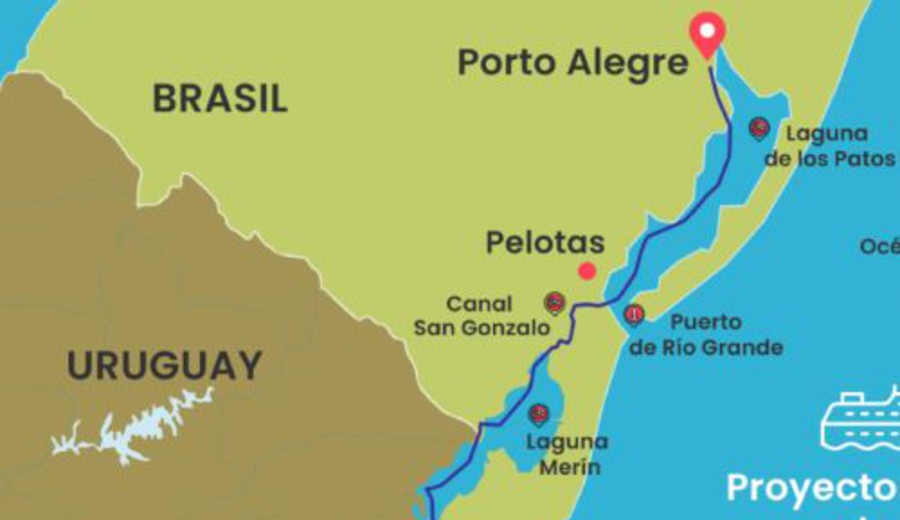 imagen de Brasil comenzará dragado del canal San Gonzalo: permitirá la navegabilidad entre las lagunas Merín y de los Patos