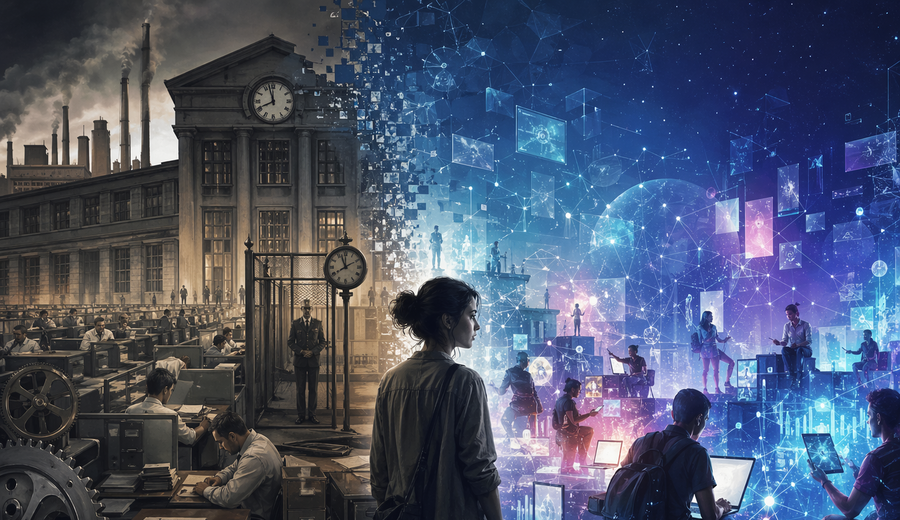 imagen de Toffler hoy: vivimos la tercera ola, pero gobernados aún por instituciones de la segunda