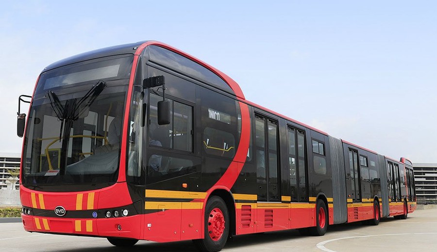 imagen de Buses eléctricos articulados de tránsito rápido fueron elegidos por costos de adquisición y eficiencia energética