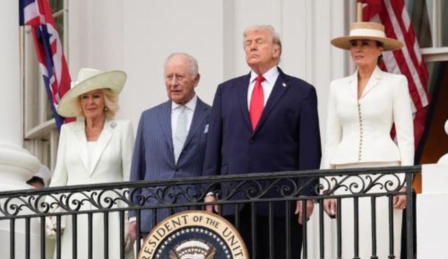 imagen de Trump al rey Carlos III: "No hay aliado más cercano que Gran Bretaña"