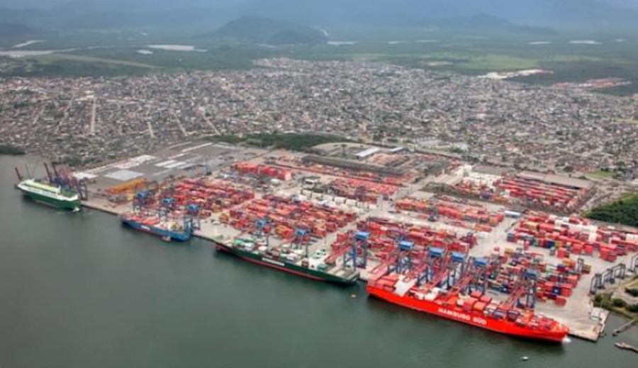 imagen de Santos, el mayor puerto de América del Sur, supera las 186,4 millones de toneladas movilizadas y busca expandirse