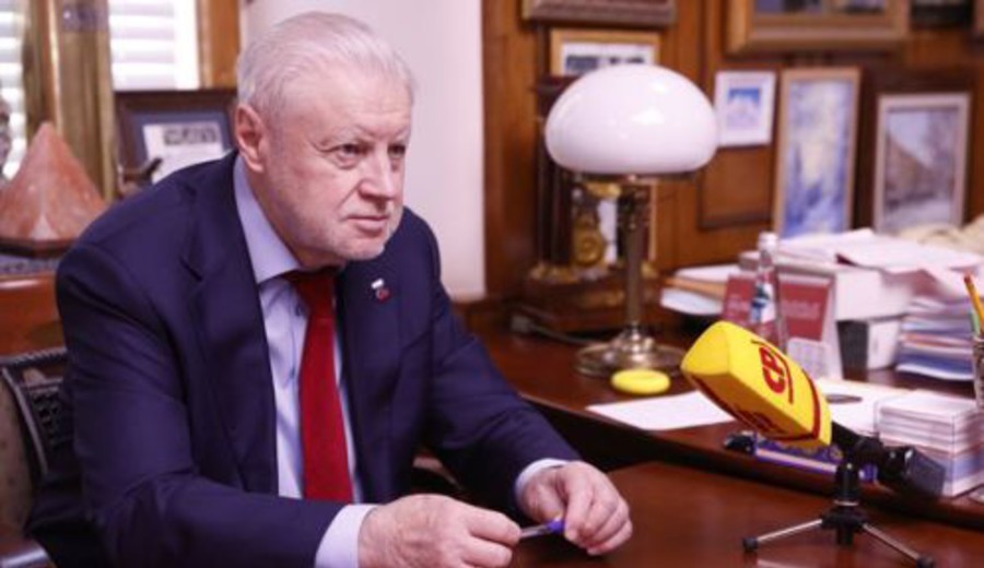 imagen de Con Sergei Mironov una de las figuras más destacadas de Rusia