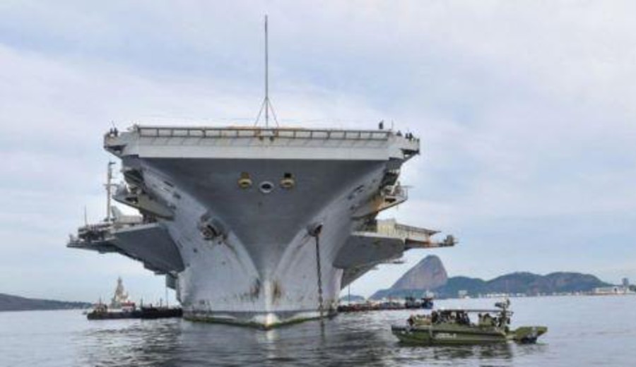 imagen de Armada de Brasil desplegó operativo especial para monitorear radioactividad en portaaviones Nimitz