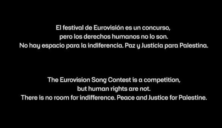 imagen de “Es un concurso, los derechos humanos no lo son”: RTVE emite mensaje de apoyo a Gaza antes de la final de Eurovisión