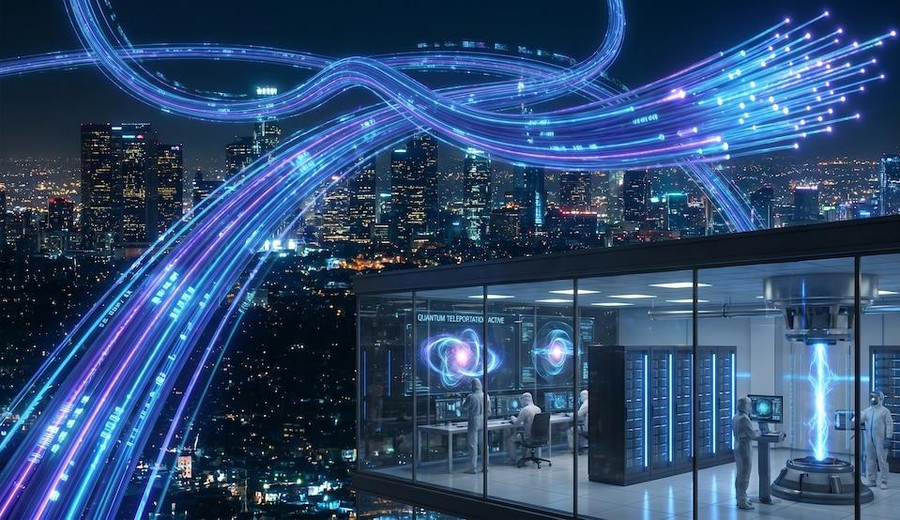 imagen de La computación cuántica da un paso histórico con la primera teletransportación en internet de alta velocidad