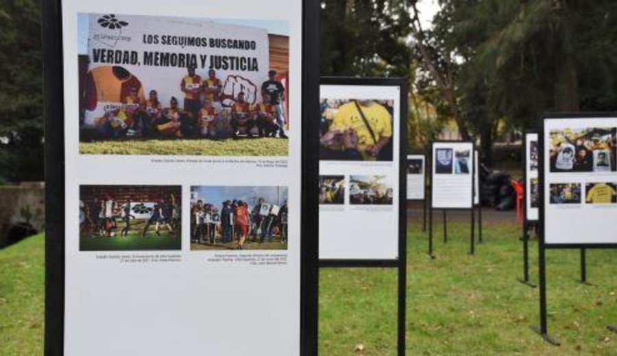 imagen de Se inauguró en el MUME la exposición “Entre cánticos y silencios”: deporte, deportistas y memoria