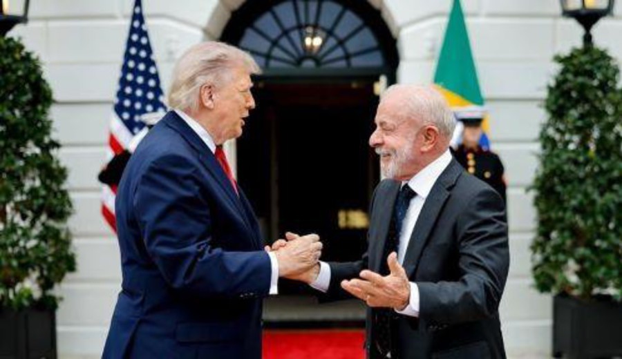 imagen de Lula intenta mostrar a la izquierda cómo tratar con Trump
