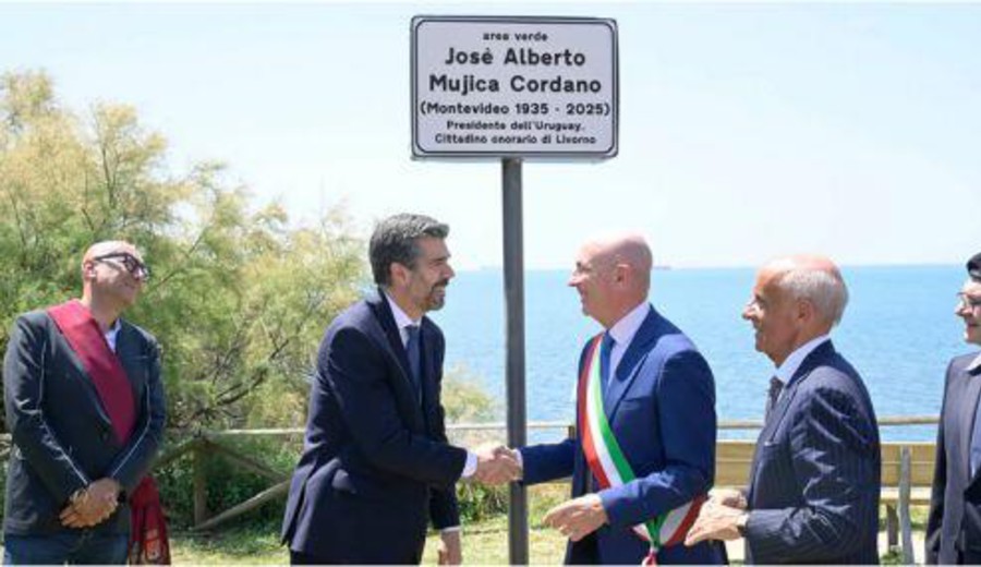 imagen de El homenaje a Pepe Mujica. Livorno dedica un área verde al expresidente uruguayo