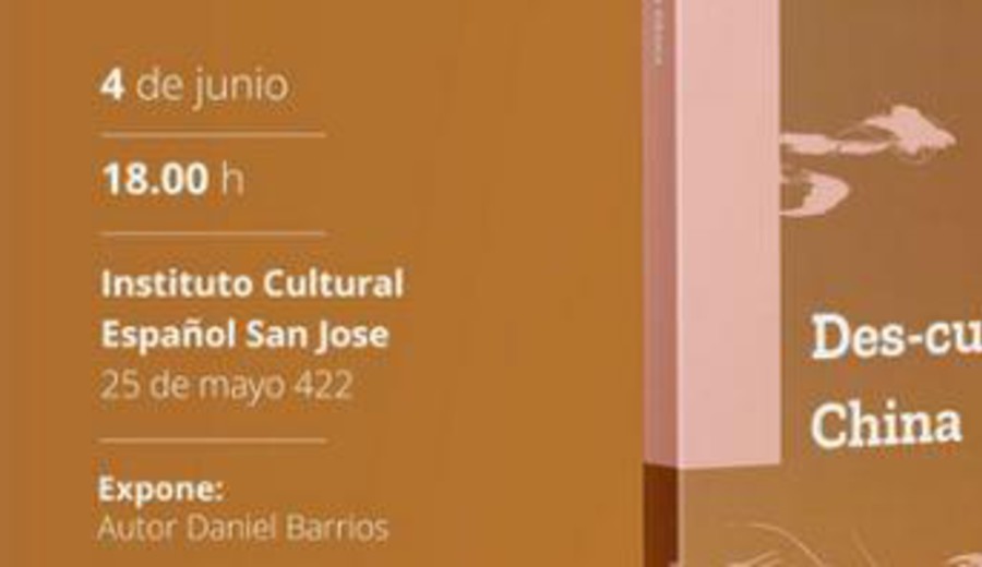 imagen de Presentación del libro 'Des-cubrir China' de Daniel Barrios en San José