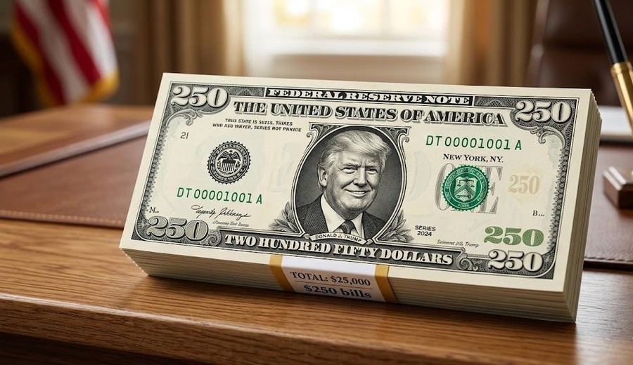 imagen de Aliados de Trump quieren poner su rostro en un billete de US$ 250 mientras sigue en la Casa Blanca