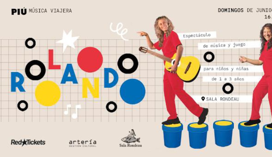 imagen de “Rolando”, de Piú Música Viajera, llega para familias con niños de 1 a 3 años al Espacio Rondeau