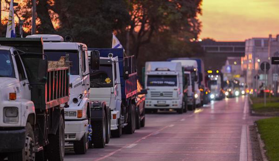 imagen de "No los protege”: Transportistas se movilizaron en protesta contra la nueva guía de carga