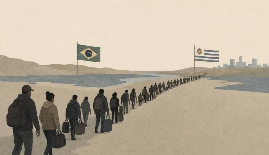 imagen de Inteligencia brasileña informó que entran por Rivera a Uruguay 30 cubanos por día