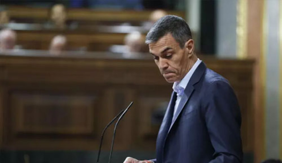 imagen de El Congreso le pide a Pedro Sánchez que renuncie