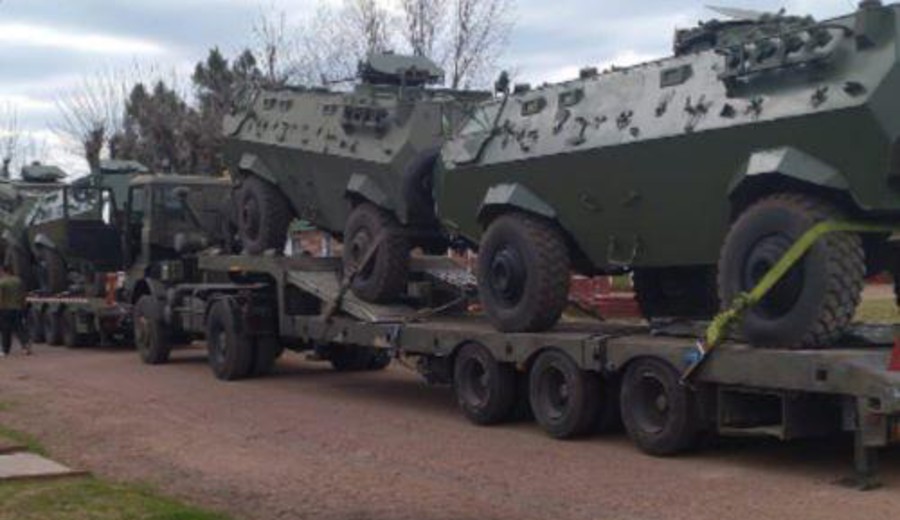 imagen de El Ejército entrega al Ministerio del Interior cuatro blindados para tareas de patrullaje