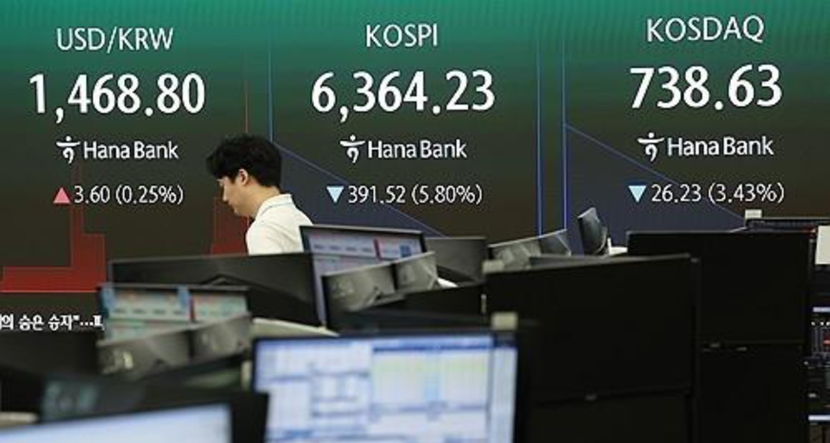 imagen de Acciones surcoreanas se desploman más de 10% por ventas de acciones tecnológicas en medio del escepticismo sobre la IA