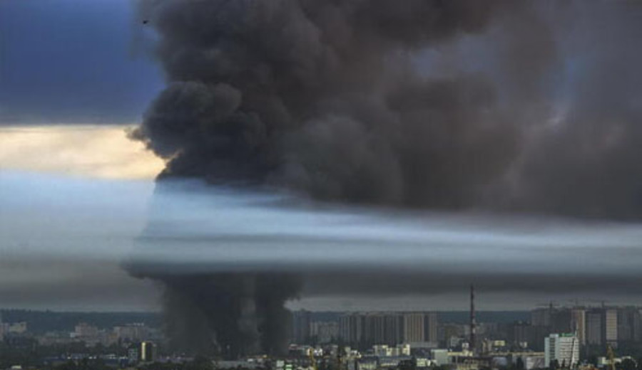 imagen de Lluvia de misiles y drones rusos sobre Kiev, 20 muertos