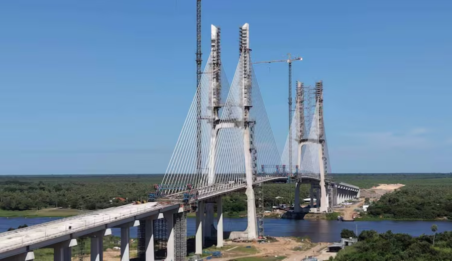 imagen de Paraguay y Brasil completaron la unión física del Puente de la Bioceánica