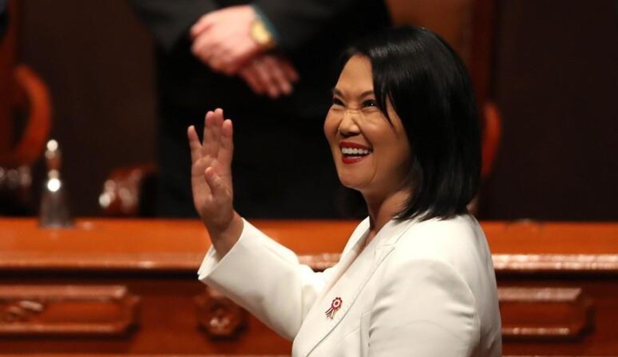 imagen de Keiko Fujimori asume el cargo de presidenta de Perú