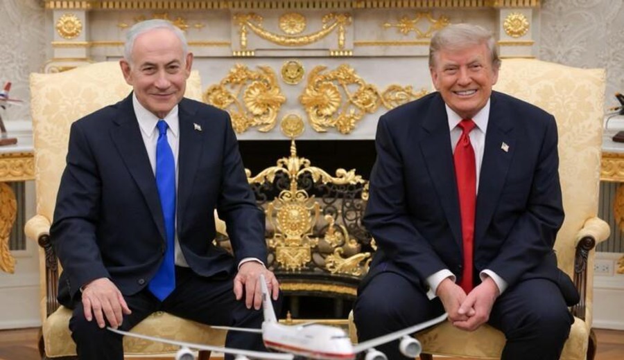 imagen de Netanyahu con Trump en EE. UU.: "Alineados en todas las decisiones sobre Irán"