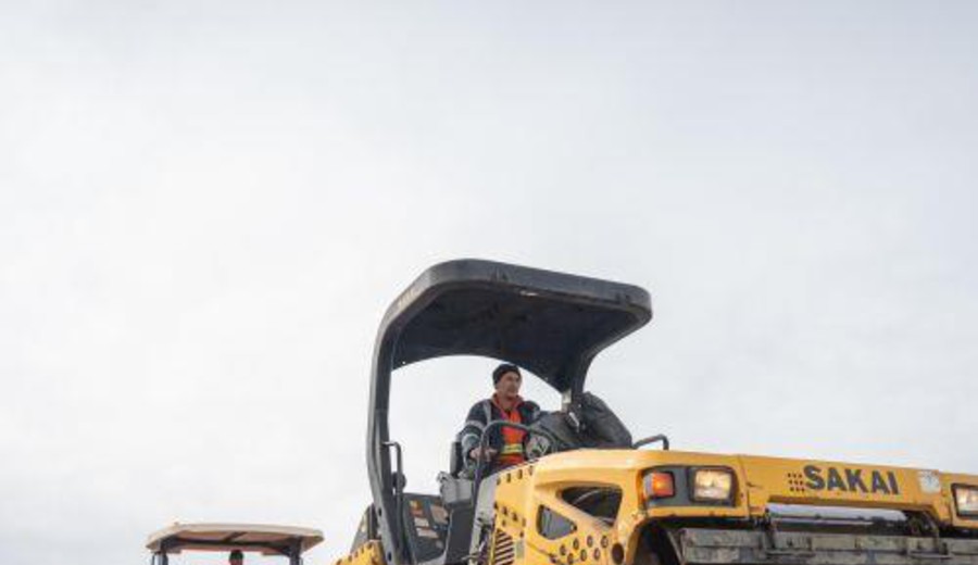 imagen de IMM avanza en la obra de corrección de la curva de Rambla República de México