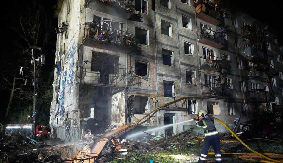 imagen de Ataque ruso con misiles balísticos dejó nueve muertos y 33 heridos en Kiev
