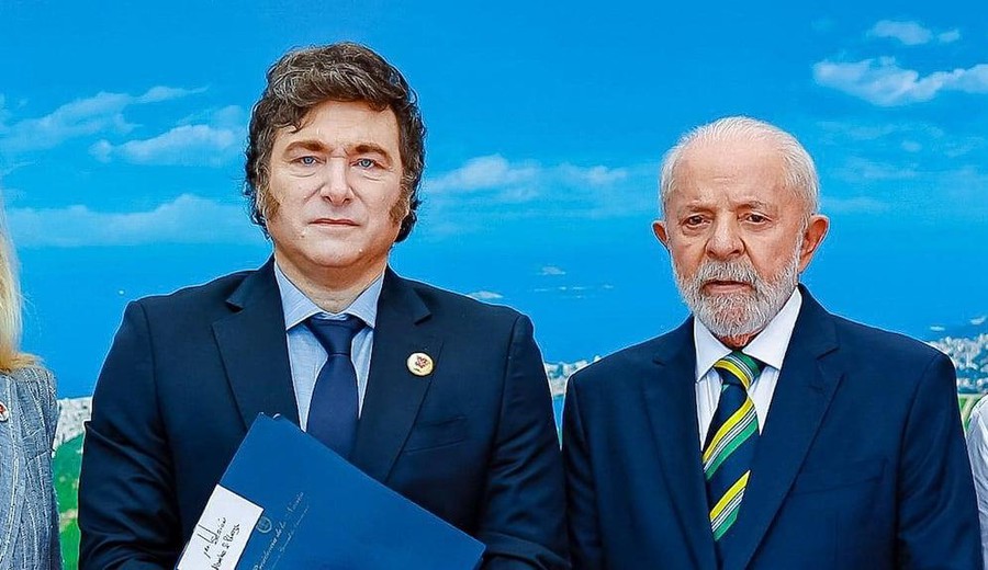 imagen de Milei redobló sus ataques contra Lula y profundizó la tensión diplomática con Brasil