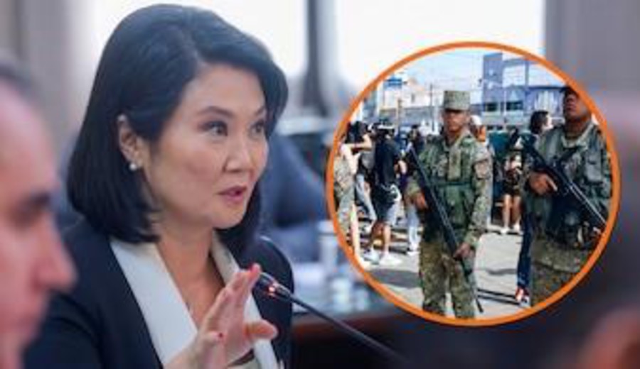 imagen de Perú: presidenta Keiko Fujimori confirma el despliegue de las Fuerzas Armadas en las calles y el transporte