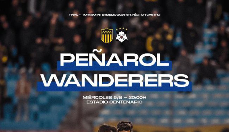 imagen de Peñarol y Wanderers juegan la final del Intermedio