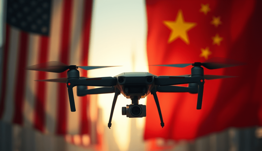 imagen de China sancionó a siete entidades estadounidenses y endureció los controles sobre drones