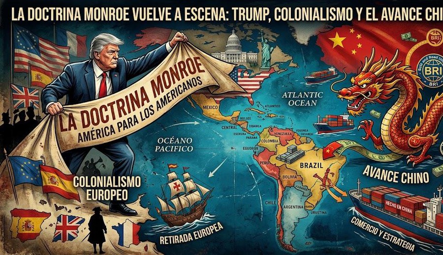 imagen de Del colonialismo europeo al avance chino: la doctrina Monroe vuelve a escena