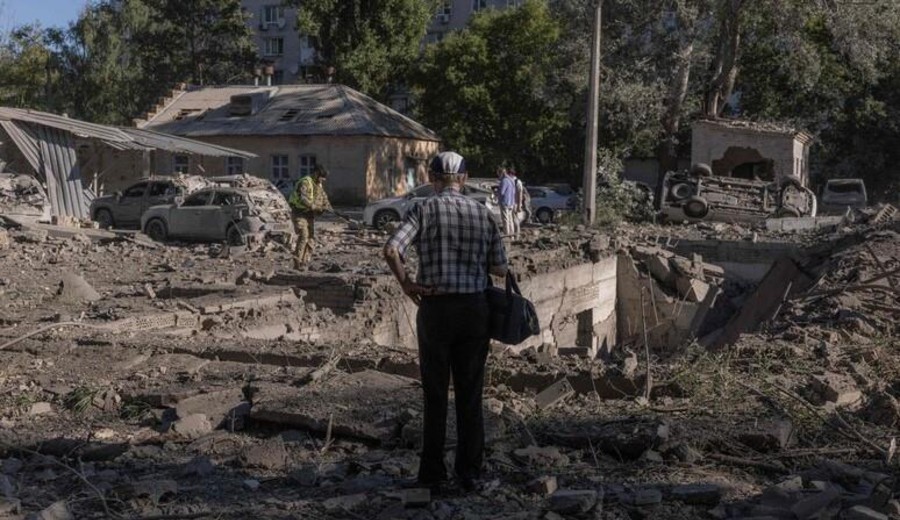 imagen de Otra lluvia de misiles balísticos rusos sobre Kiev: 16 muertos