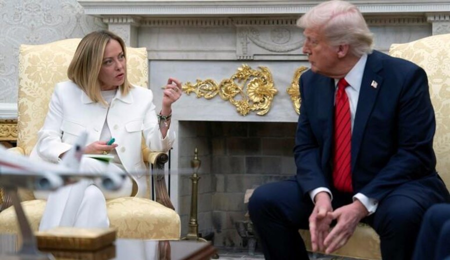 imagen de Financial Times: "El choque Meloni-Trump, una advertencia para otros líderes"