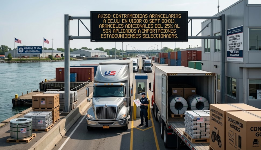 imagen de Canadá aplicará aranceles de hasta 50% a más de 700 productos de Estados Unidos